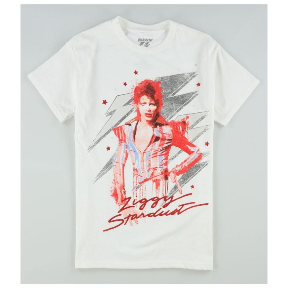 Bowie Womens Ziggy Stardust Graphic T-Shirt, Multicoloured, S, DM